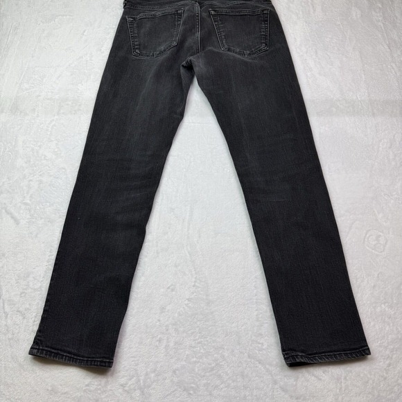 Abercrombie & Fitch Jeans Men 31x30 Black Langdon Skinny Jeans Used With Spots - Picture 7 of 16